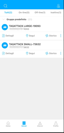 Vista mappa e satellitare della piattaforma TagAttack